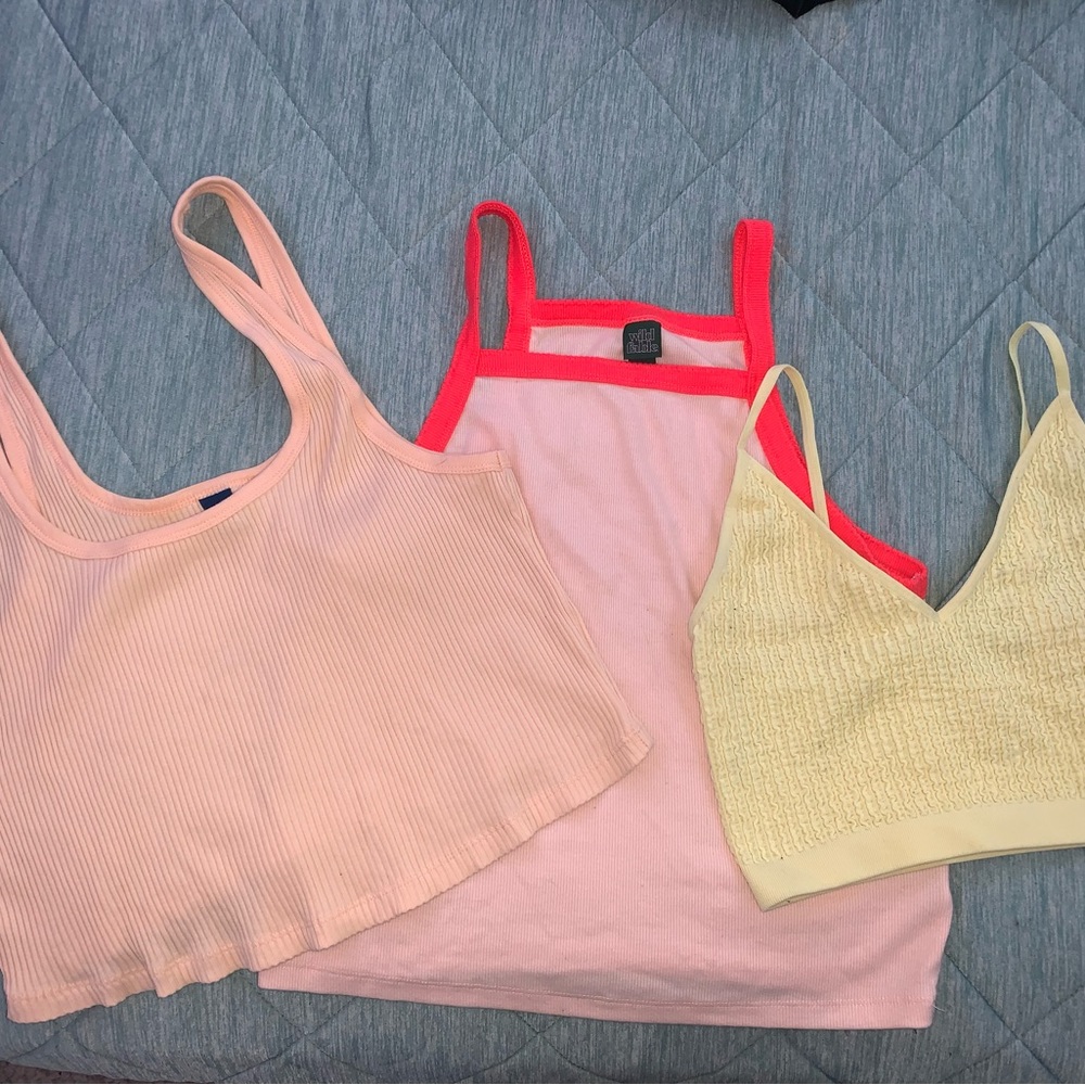 WOMENS TOPS SHIRTS CROP LARGE XL